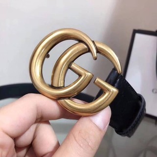 Thắt lưng nam/ dây lưng nam gc cao cấp da mềm mặt gc vàng