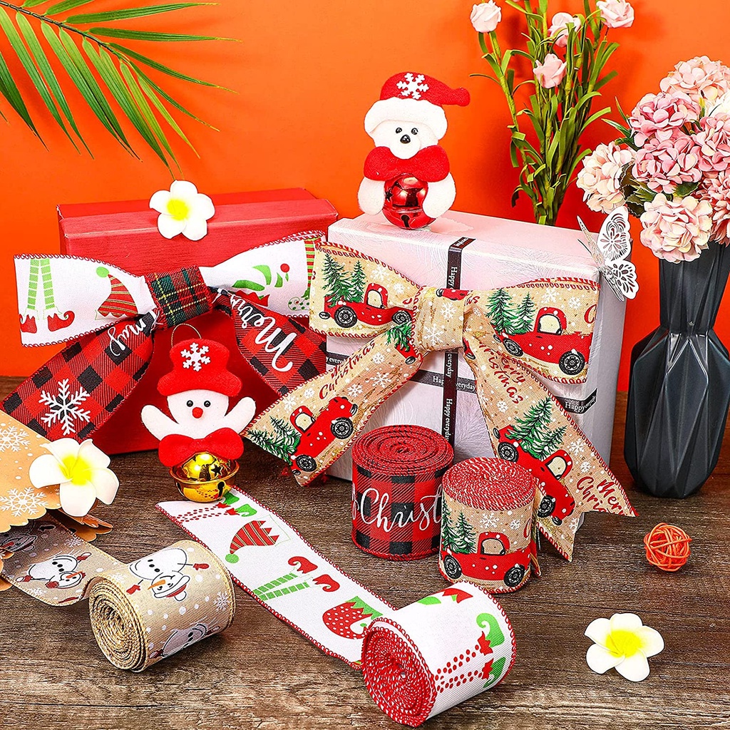 Cuộn Dây Ruy Băng Dùng Trang Trí Giáng Sinh