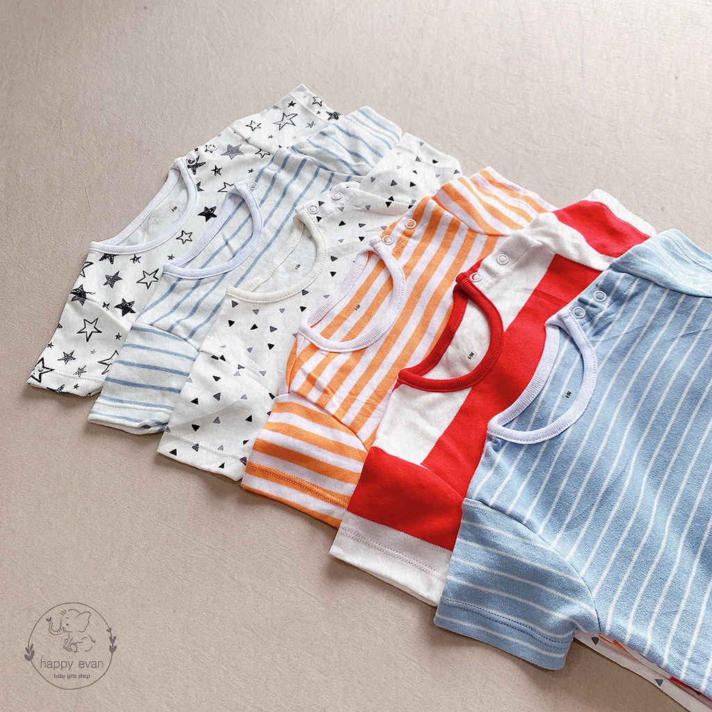 🅷.🄴🅅🄰🄽 Body đùi xuất dư xịn George, 100% cotton mềm mịn chất xịn, nút bấm giấu khéo léo