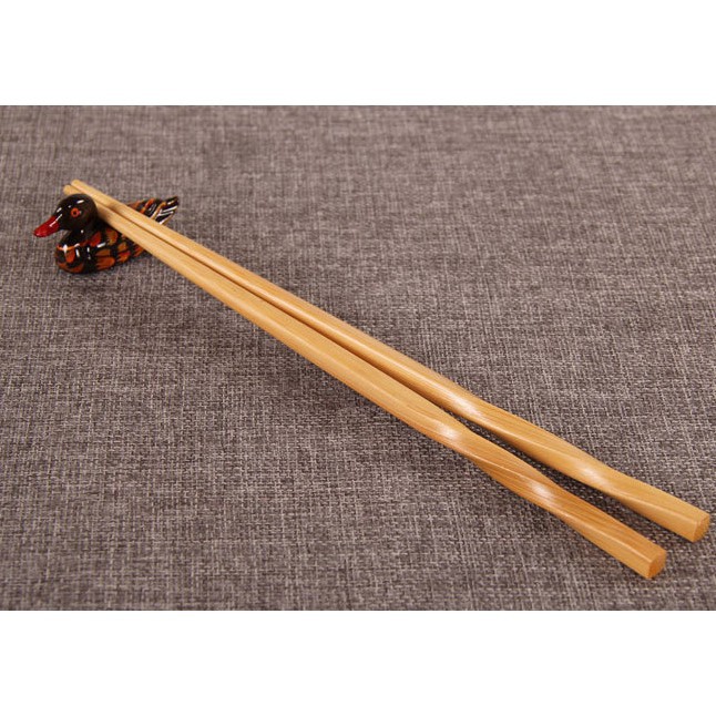 5pairs Natural bamboo chopsticks Reusable chopsticks hotpot chopsticks