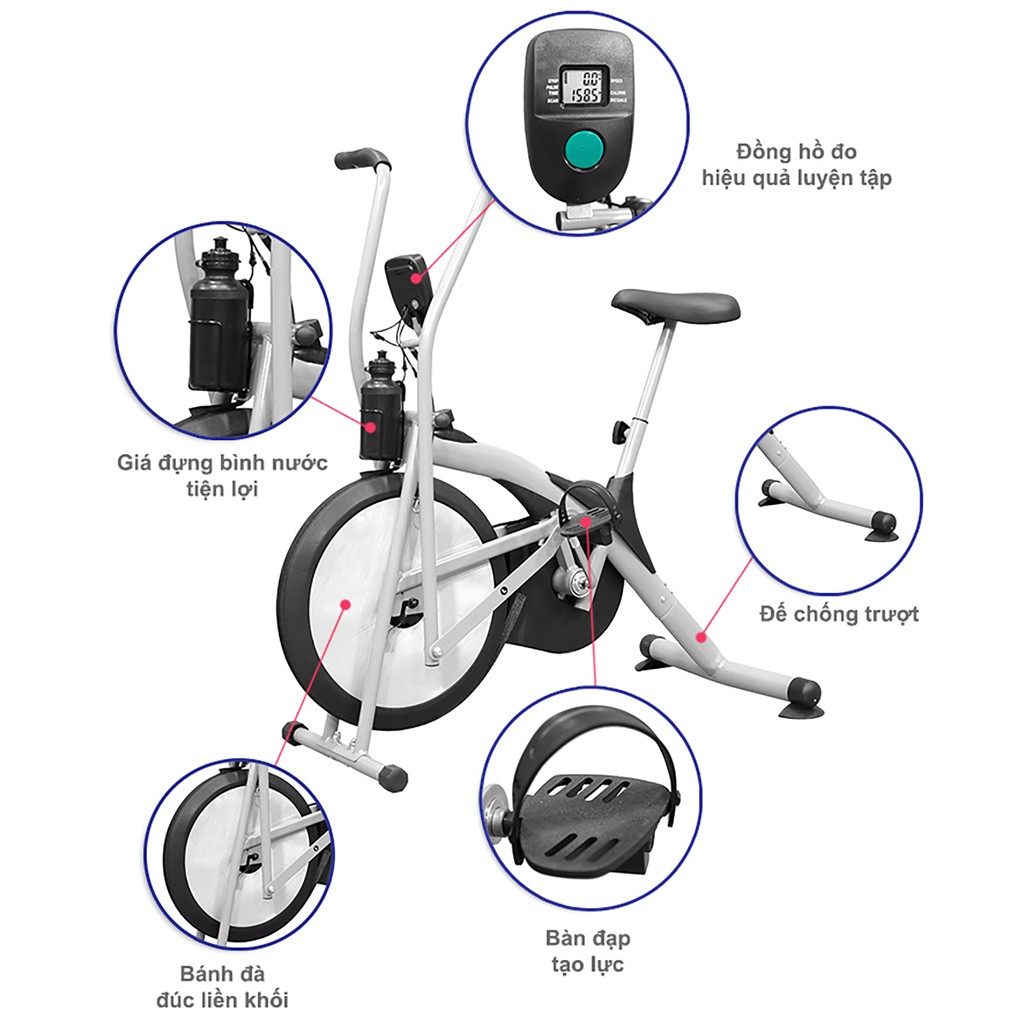 Xe đạp tập thể dục Airbike