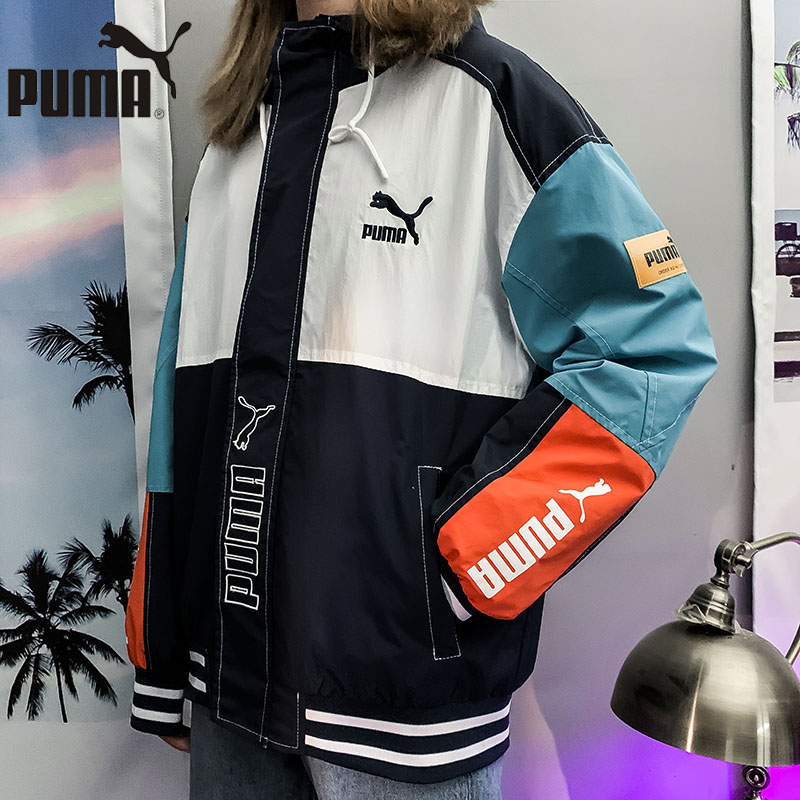 Áo khoác hoodie họa tiết Puma phong cách cá tính cho nam và nữ
