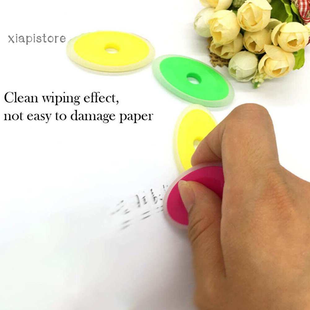 Cục Tẩy Hình Oval Có Thể Tái Sử Dụng Dành Cho Học Sinh