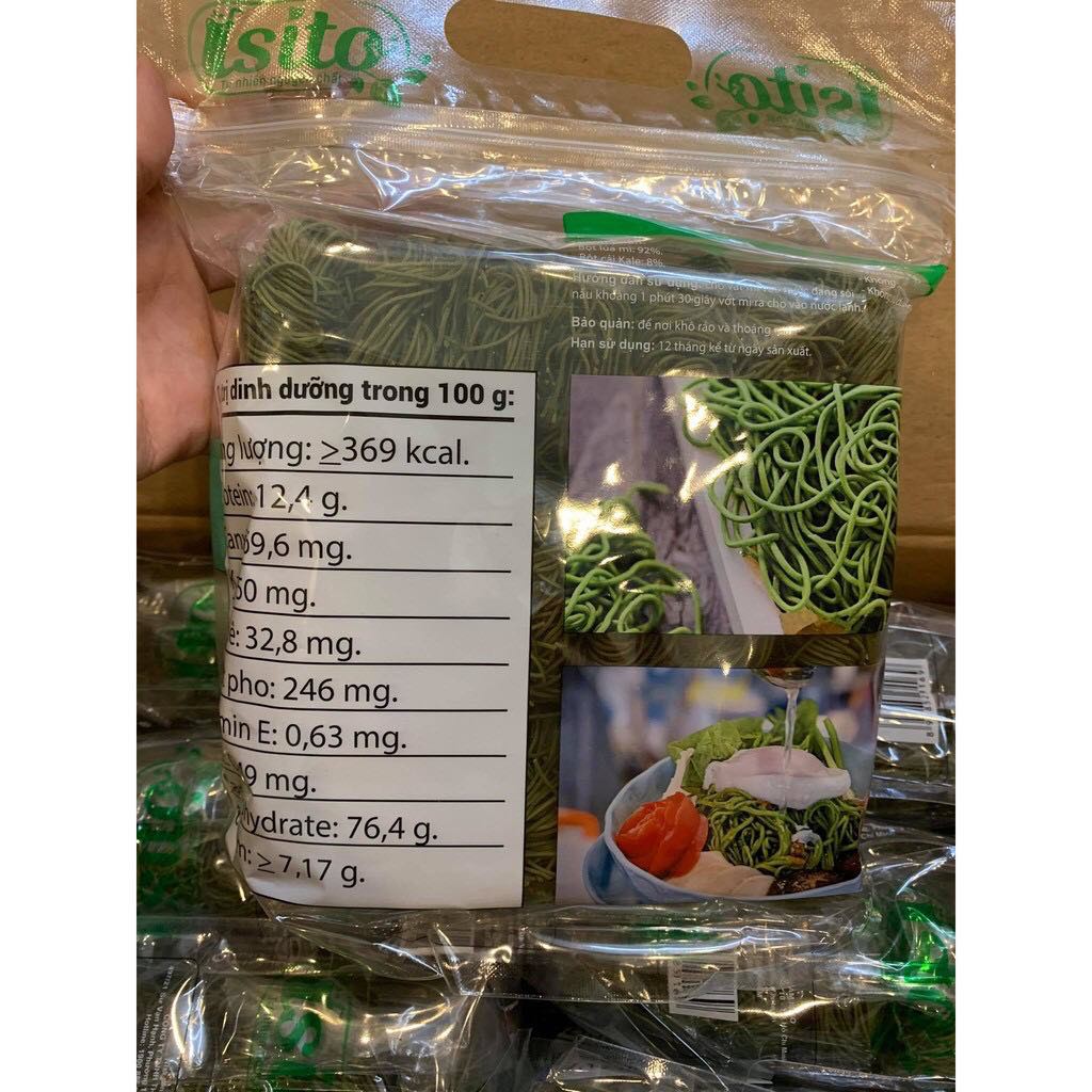 Mì cải Kale hữu cơ ISITO 500gr/gói 18 vắt, ăn mì không nóng | BigBuy360 - bigbuy360.vn
