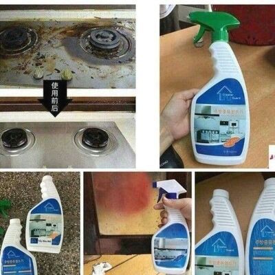 Chai Xịt Bếp Đa Năng Hàn Quốc Clean Guard 500ml Tẩy Sạch Ố Bẩn, Dầu Mỡ Bám Trên Tường, Sàn Nhà, Bếp Ga và Dụng Cụ Bếp