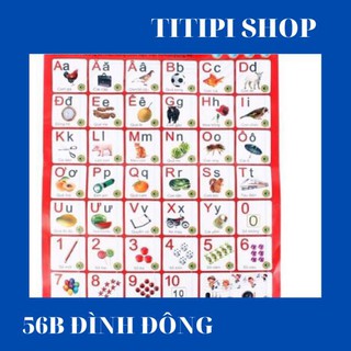 Siêu giảm giá [SIÊU SALE] Bảng Chữ Cái và Số Điện Tử Có Giọng Nói Thông Minh - Bảng Nói Phát triển tư duy trẻ em