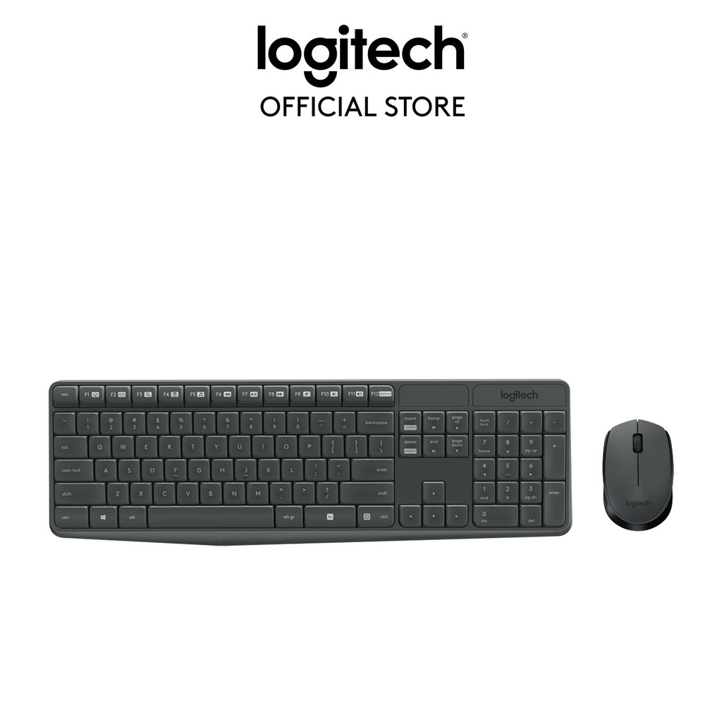 [Mã ELCL7 giảm 7% đơn 300K] Bộ bàn phím chuột không dây Logitech MK235 | BigBuy360 - bigbuy360.vn