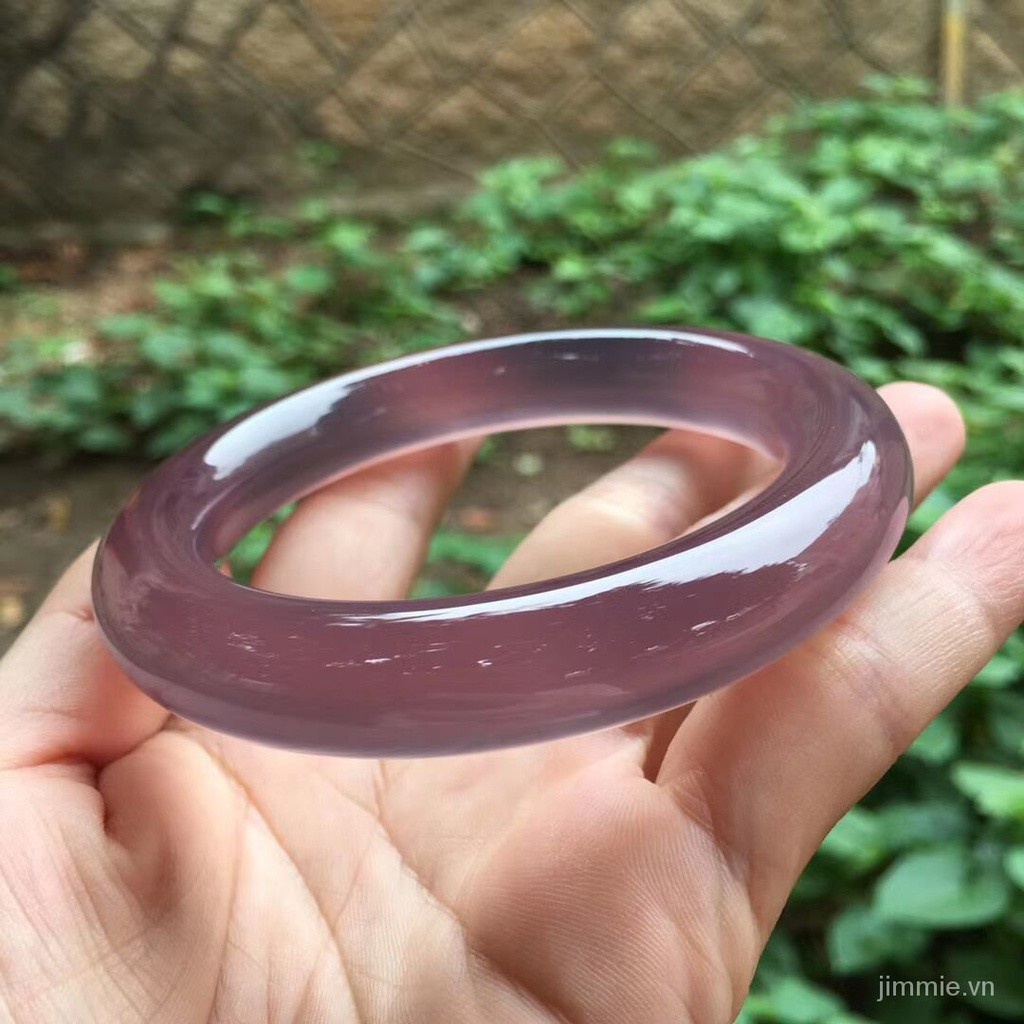 Tự Nhiên Mã Não Chalcedony Vòng Tay Nữ Vòng Đeo Tay Đẹp Chalcedony Trang Sức Nữ Ngọc Bích Sang Trọng Đồ Trang Sức Quà Tặng Vòng Đeo Tay Ngọc Bích