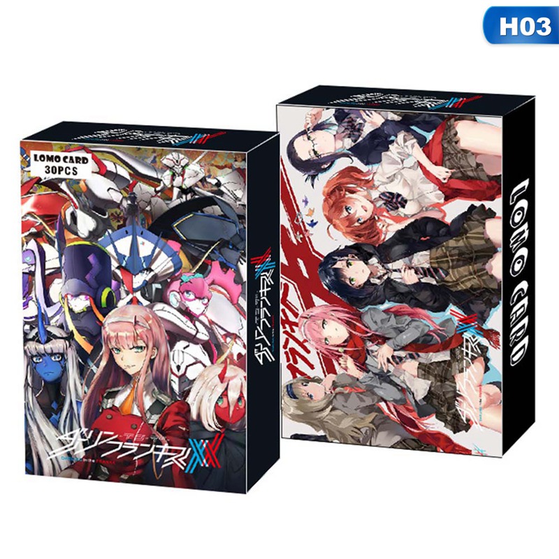 Tmdbyx Bộ 30 Thẻ Hình Nhân Vật Anime Đa Dạng