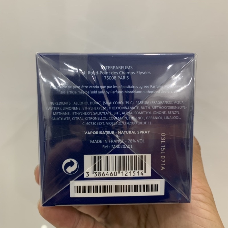 Nước hoa nam Mont Blanc Explorer Utra Blue EDP 100ml full seal