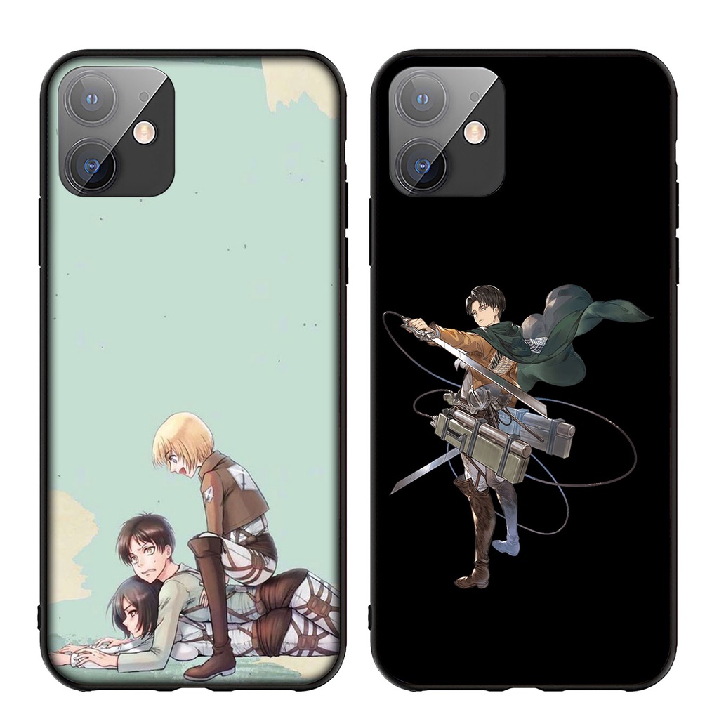 Bao Da Điện Thoại Họa Tiết attack on titan mikasa levi eren Cho samsung galaxy a11 a31 a71 a51 a21s cby53 Vỏ