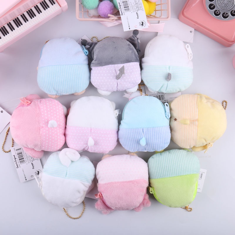 Sanrio Móc Khóa Hình Thỏ Nhồi Bông Kuromi My Melody Cinnamoroll Đáng Yêu