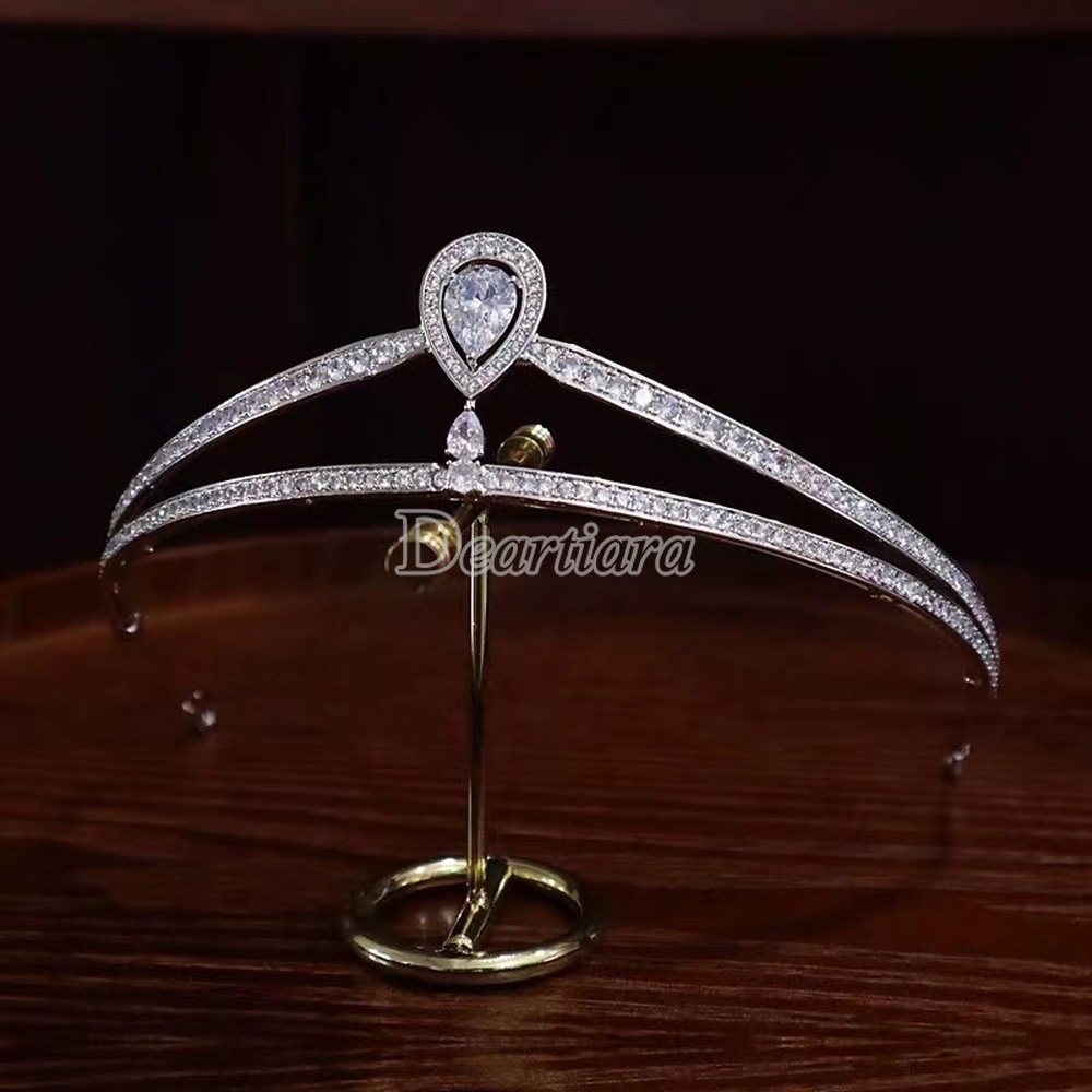 Cài Tóc Hình Vương Miện Đính Đá Thời Trang