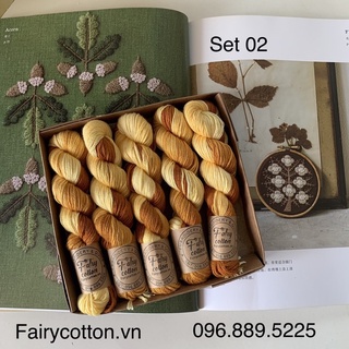 Chỉ thêu cottton cuôn 50m