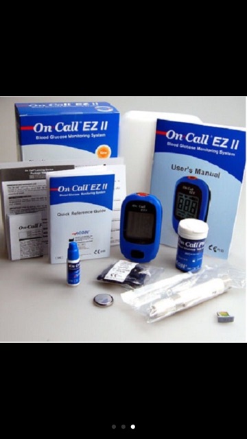 Máy đo đường huyết ONCALL EZ II tặng kim và test thử