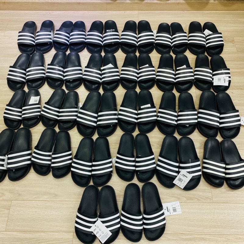 1:1auth Tuồn.fullbox QUAI NGANG F35556  ADILETTE AQUA2021 Form Ôm vừa Thiết kế slip--on Thân dép đúc nguyên khối