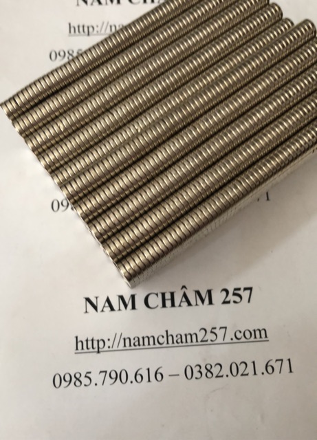 [Xả Kho]50 viên nam châm trắng 8x2mm, loại nam châm đất hiếm giá rẻ