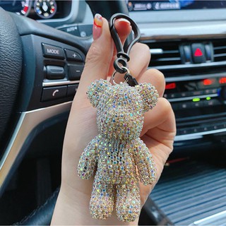 Móc khoá Bearbrick đính đá handmade