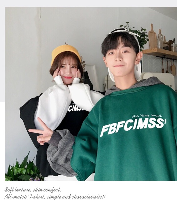 Áo hoodie thời trang form rộng Unisex nam nữ chất nỉ FBF bigsize oversize -phuishop