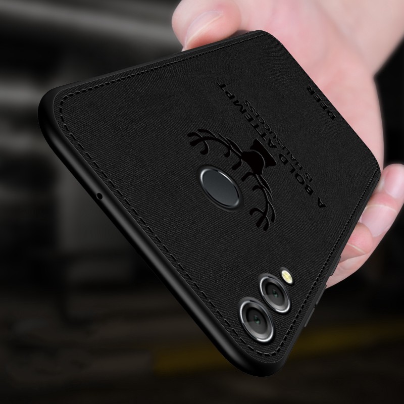 For Huawei Honor 8X Max Case Cloth Distressed Elk pattern Hard Back Cover Cases
