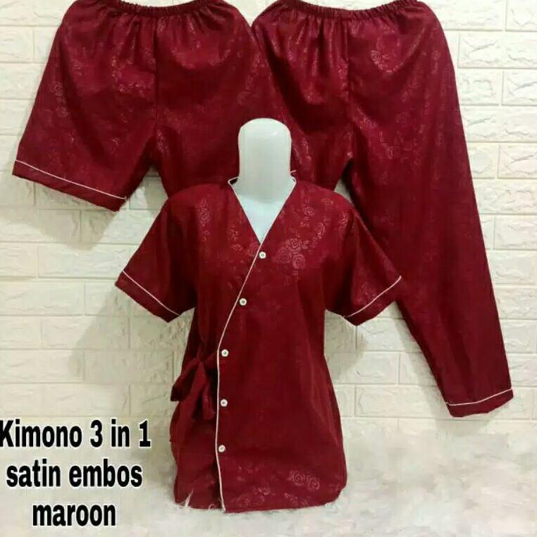 Sản phẩm giảm giá hôm nay	Thỏ99_shop PIYAMA KIMONO 3IN1 / SATIN EMBOS SIZE FIT TO XL | BigBuy360 - bigbuy360.vn