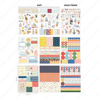 SET 9 TẤM STICKER DIARY DECO PACK VER.5 | S52