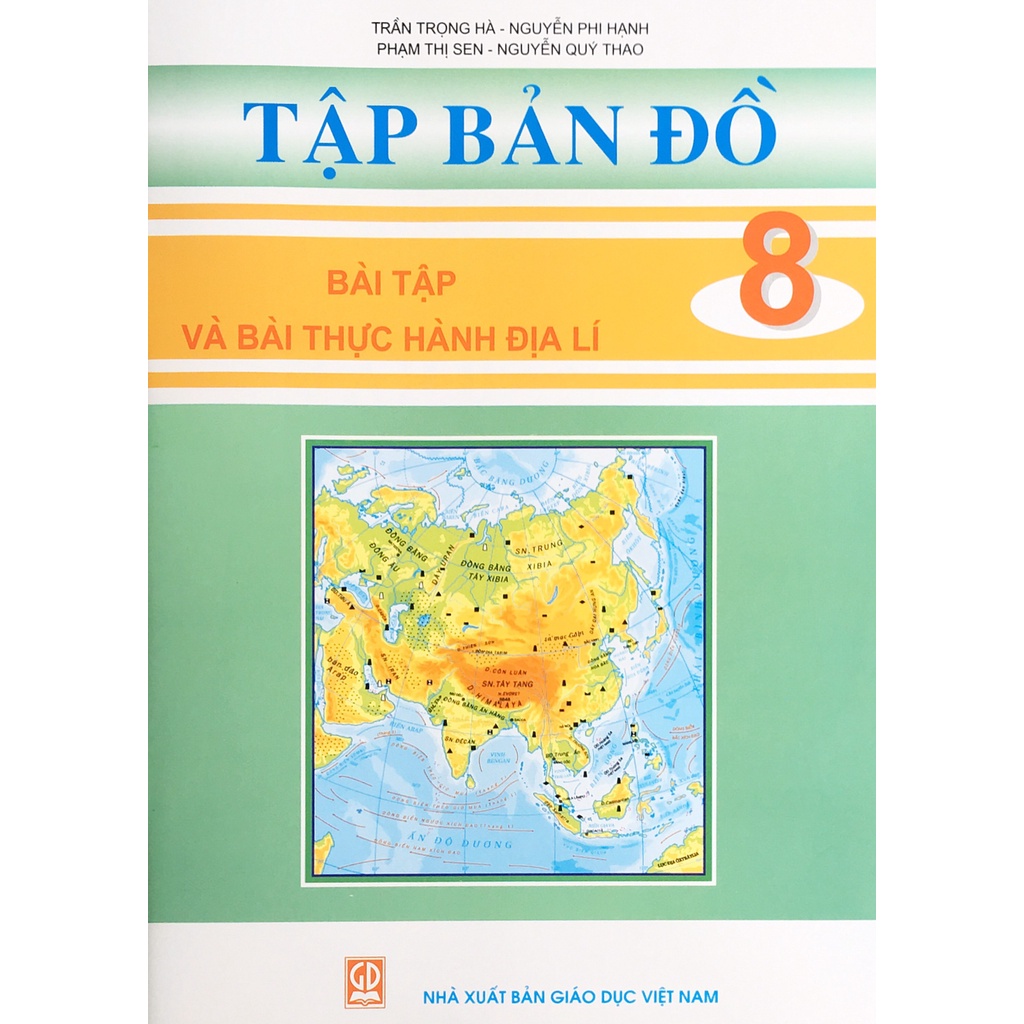 Sách - Tập bản đồ Bài tập và thực hành Địa lí 8 B12