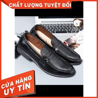 GIÀY LƯỜI NAM- GIÀY LƯỜI DA CÔNG SỞ- DA BÒ THẬT