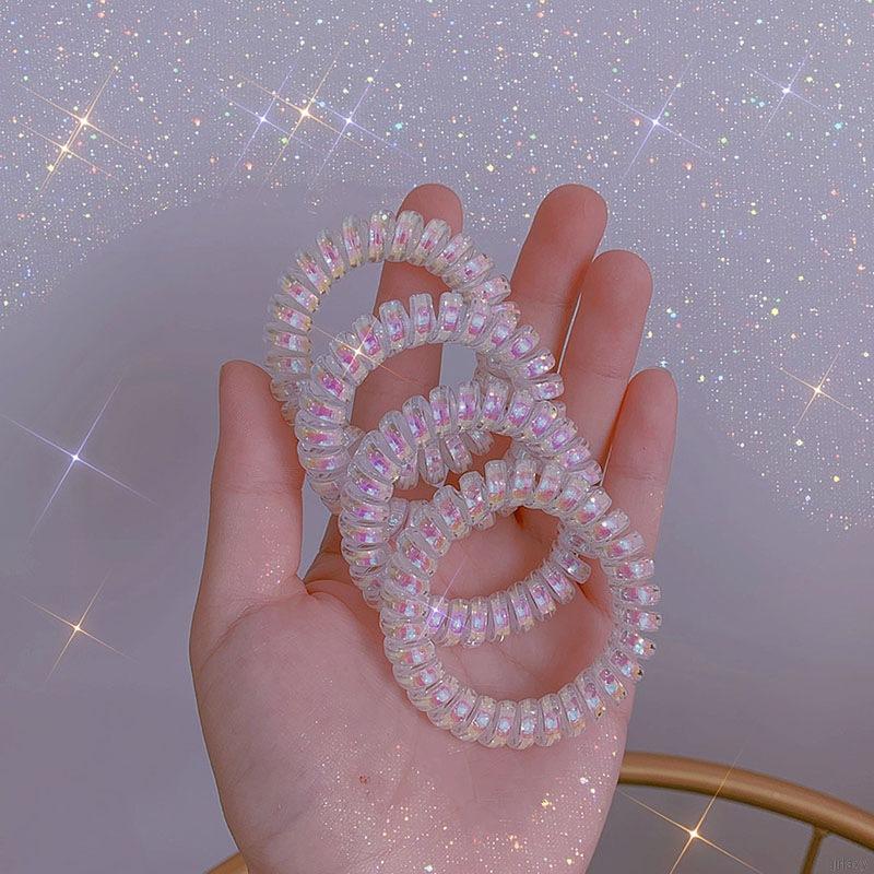 Dây buộc tóc trong suốt thời trang hàn quốc xinh xắn dành cho nữ