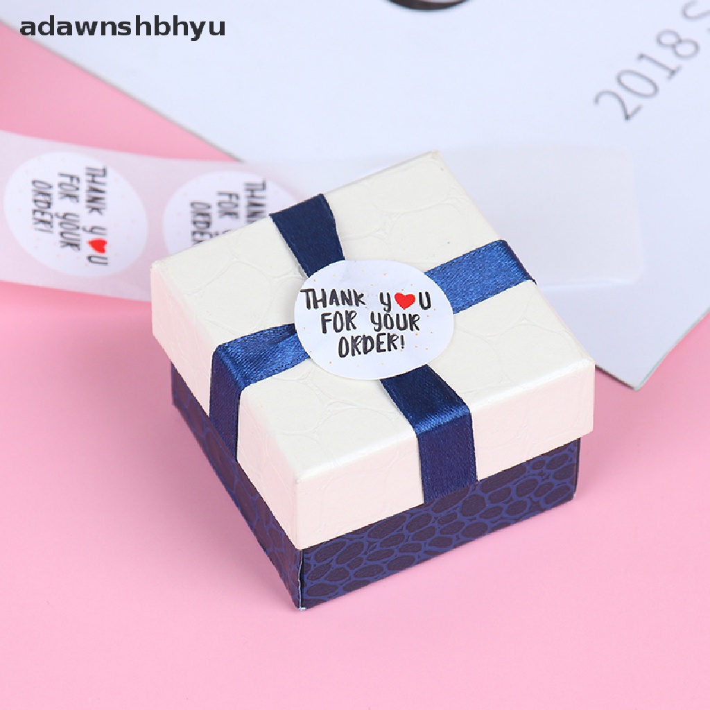 Set 500 Miếng Dán Tròn thank you for your order Trang Trí Đa Ứng Dụng