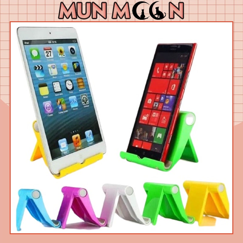 Giá Kệ Đỡ Điện Thoại - Ipad có thể tự điều chỉnh nhiều góc độ, nhỏ gọn tiện lợi khi sử dụng/Max