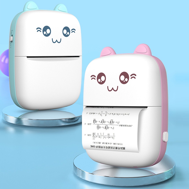 ∏◘﹍Máy in nhiệt mini cầm tay dành cho nhân viên văn phòng và sinh siêu dễ thương