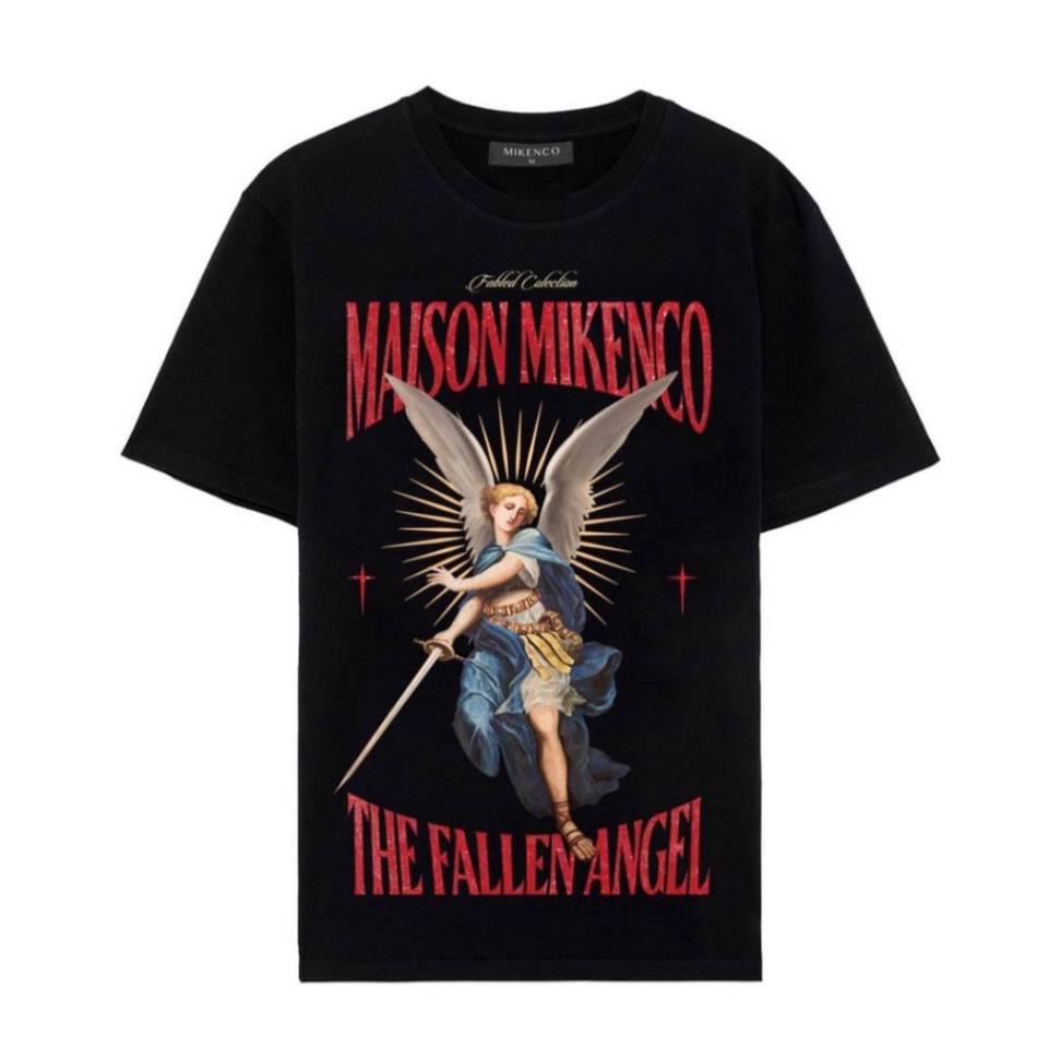 Áo phông nam MIKENCO Thiên thần Fallen angel tshirt,áo thun mikenco dáng unisex