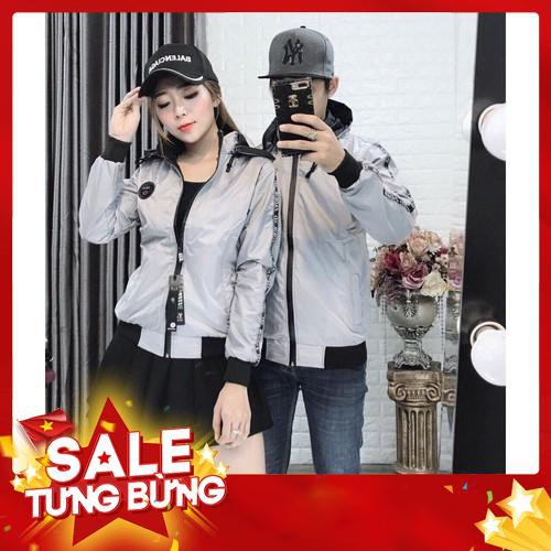 Áo khoác cặp áo khoát đôi gió dù 2 lớp chống nắng caluci nón rời hàng đẹp cao cấp siêu hot - M097 - Hàng nhập khẩu