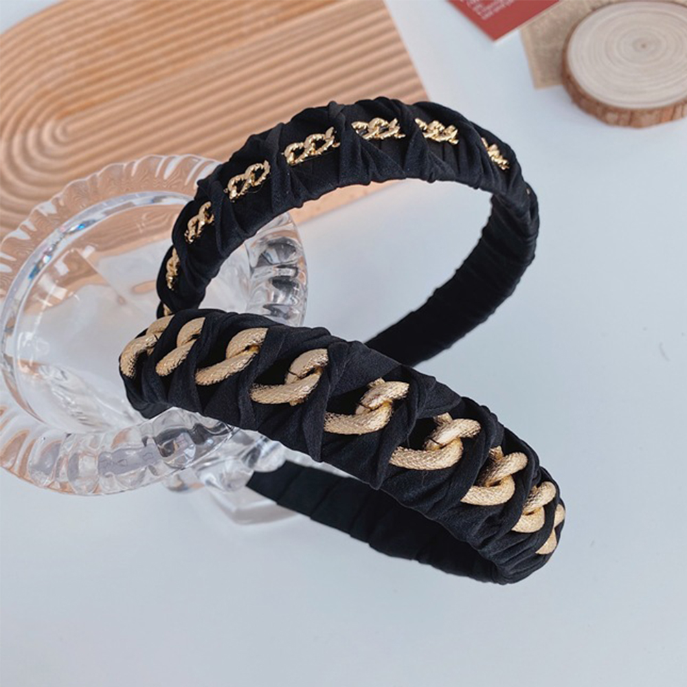 Cài tóc phối chuỗi xích thời trang dành cho nữ