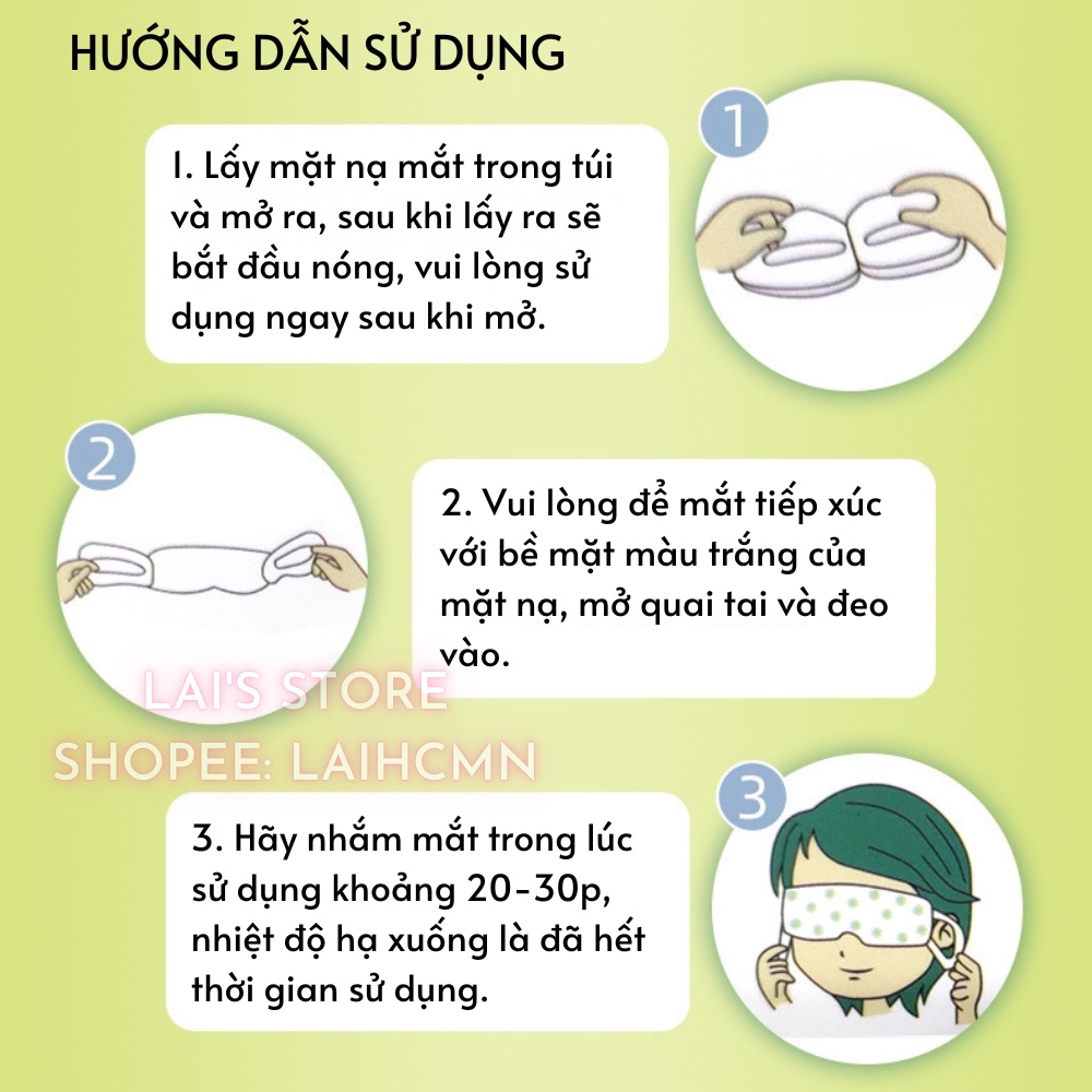 Mặt Nạ Mắt Nóng Gu Tianfeng Thư Giãn Vùng Mắt, Giảm Mệt Mỏi, Căng Thẳng, Thâm Quầng Mắt, Lưu Thông Máu, Giúp Ngủ Ngon