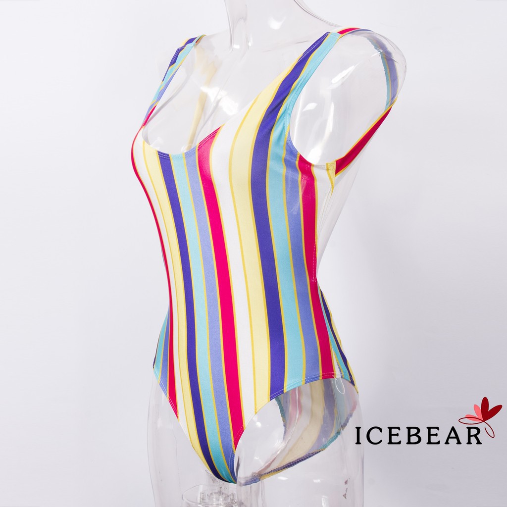 FREESHIP ĐƠN 50K_ A2R-Women Sexy Rainbow Slim Skinny Jumpsuits Sleeveless Bodysuit Deep V-necK Shorts | BigBuy360 - bigbuy360.vn