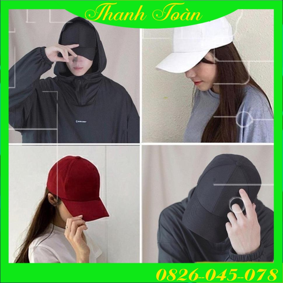 GD - Mũ lưỡi trai trơn unisex Nón kết nhiều màu sắc thời trang, form chuẩn, nón kết dành cho nam và nữ "LL TP" - TT5078