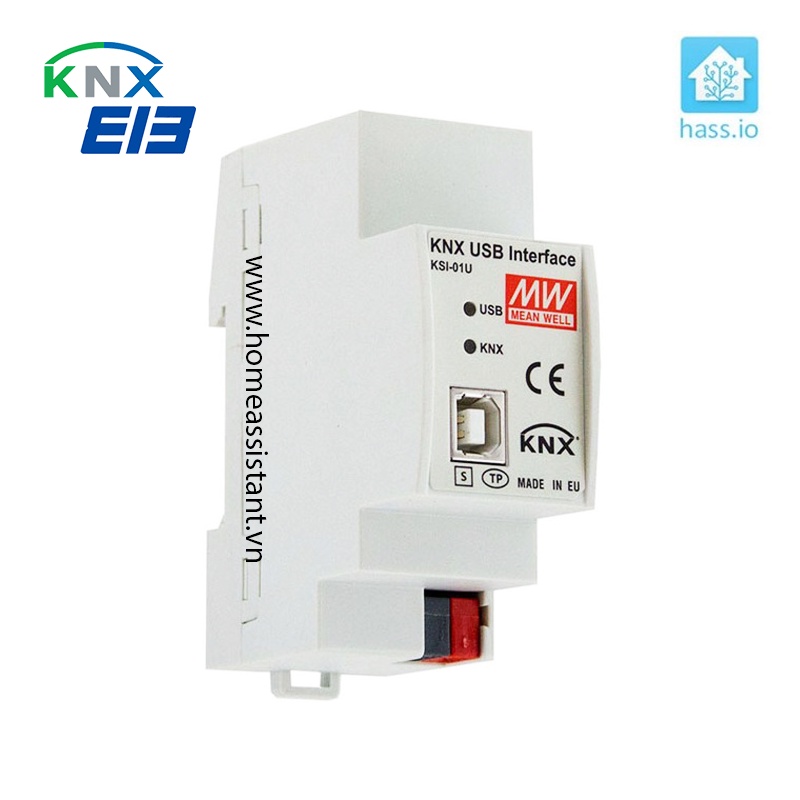 USB KNX MeanWell Điều Khiển Thiết Bị KNX KSI-01U  Hass