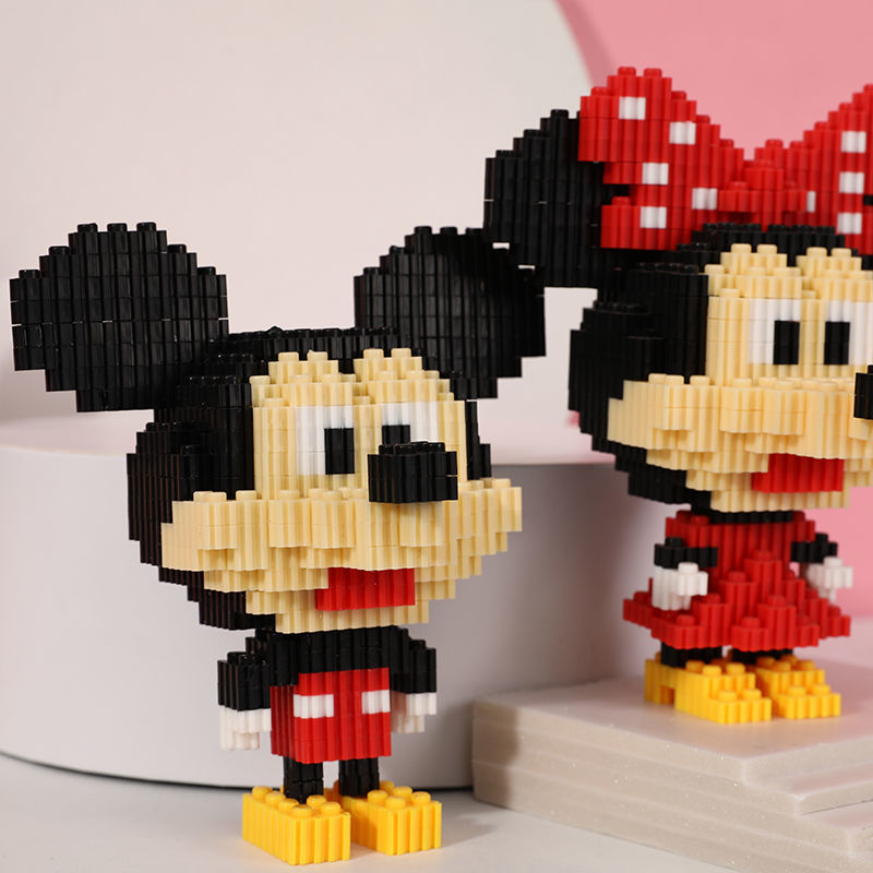 Assembled Model of Small Particles Inserting Puzzle Toy Compatible With LEGO Children Adult Children Difficulty Puzzle zgHl