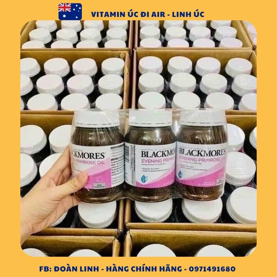 Tinh Dầu Hoa Anh Thảo Blackmores Everning Primrose Oil Úc 190 Viên, Hàng Chuẩn Úc