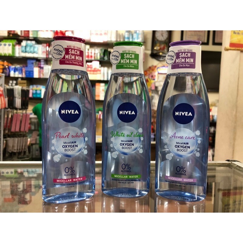 Nước tẩy trang không cồn Nivea