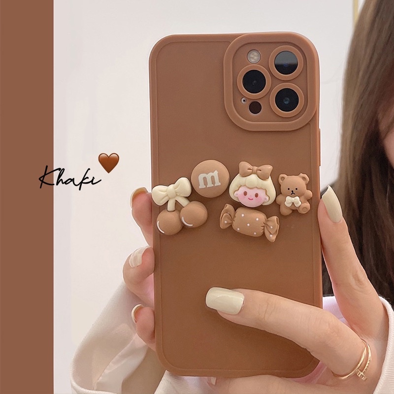 (SIÊU RẺ) Ốp lưng iphone nâu gấu, kẹo nổi 6/6plus/6s/6splus/7/7plus/8/8plus/x/xr/xs/11/12/13/pro/max/plus/promax