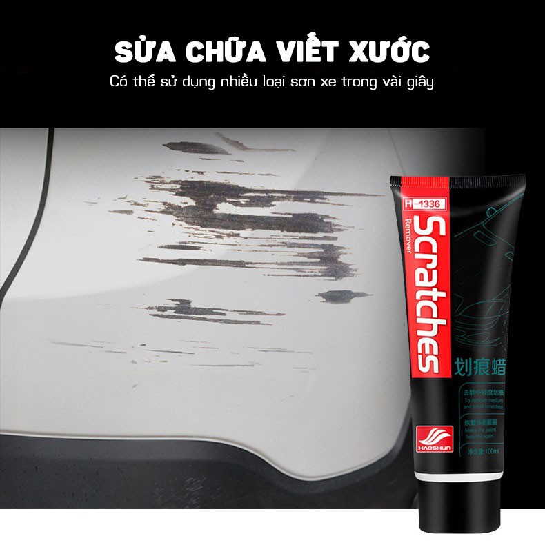 Sáp Xóa Vết Trầy Xước Và Đánh Bóng Sơn Cho Xe Hơi 100ml MARRYSTORE
