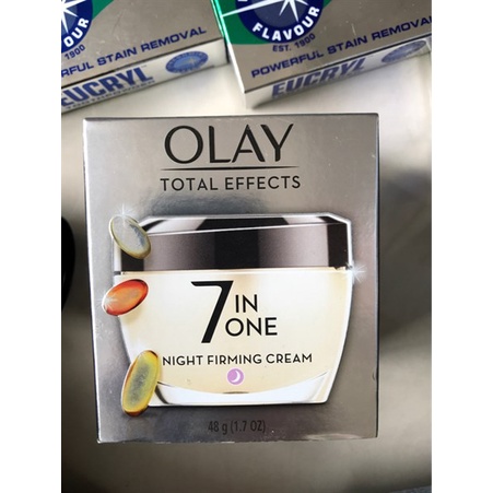 Kem Dưỡng Da Ban Đêm Chống Lại 7 Dấu Hiệu Lão Hóa Olay Total Effects 7 In One Night Firming Cream 48gr Mỹ