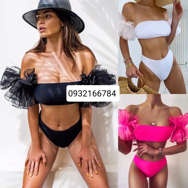 BiKiNi đồ bơi 2 mảnh cúp ngực sexy kèm nơ tay phong cách Châu Âu | BigBuy360 - bigbuy360.vn