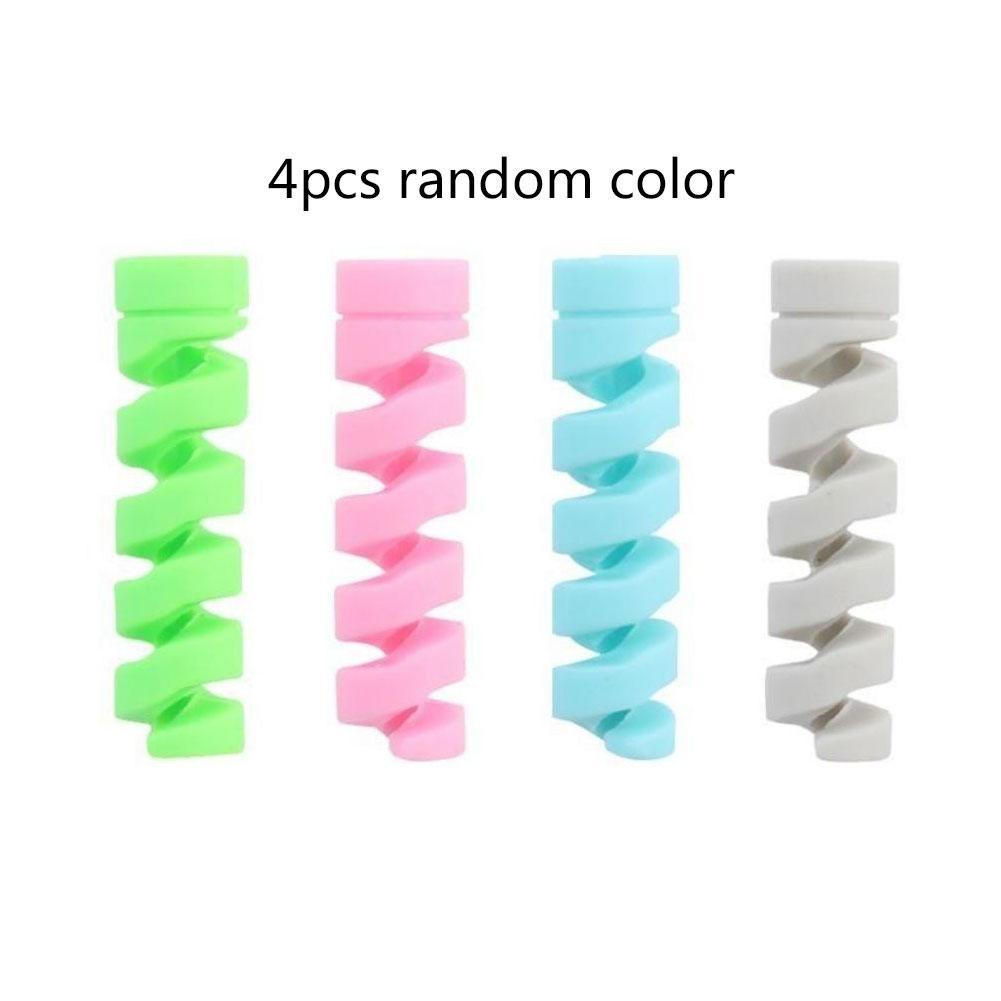 Bộ 4 Vỏ Bọc Bảo Vệ Dây Cáp Sạc Usb Chống Đứt Gãy K9Z2