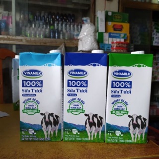 Sữa tươi tiệt trùng Vinamilk hộp 1 lít