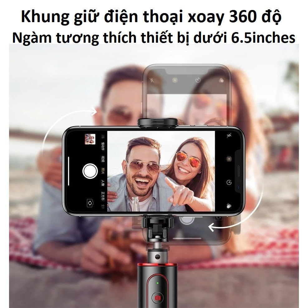 GẬY CHỤP HÌNH 3 CHÂN BASEUS FULLY FOLDING KẾT NỐI BLUETOOTH REMOTE ĐIỀU KHIỂN TỪ XA TRIPOD DÀNH CHO ĐIỆN THOẠI S | WebRaoVat - webraovat.net.vn