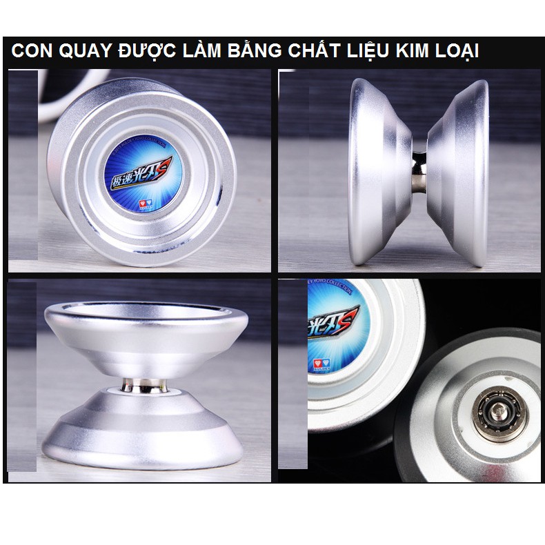 Đồ chơi yoyo con quay bằng kim loại cao cấp mã 676108A hãng Auldey Vũ Thần Kiếm